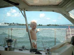 30 april 2004: Chris eet zelf